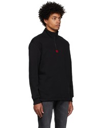 Hugo Black Half Zip Sweater