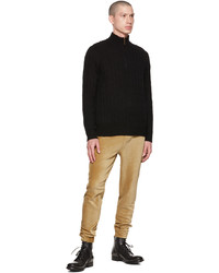 Polo Ralph Lauren Black Half Zip Sweater