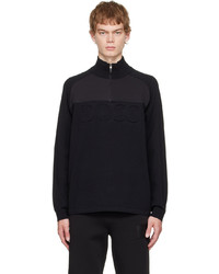 BOSS Black Half Zip Sweater