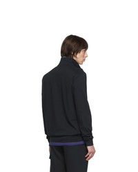 C.P. Company Black Half Zip Sweatshirt