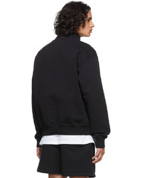 CDLP Black Half Zip Sweatshirt