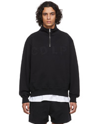 CDLP Black Half Zip Sweatshirt