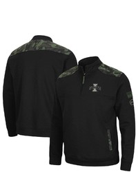 Colosseum Black Iowa State Cyclones Oht Military Appreciation Commo Fleece Quarter Zip Jacket At Nordstrom