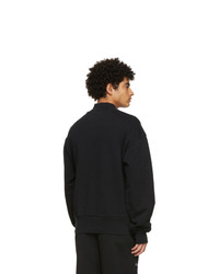 Han Kjobenhavn Black Logo Half Zip Sweatshirt