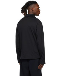 District Vision Black Luca Fleece Half Zip Sweatshirt