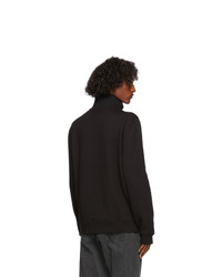 Axel Arigato Black Monogram Half Zip Sweatshirt