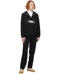 MAISON KITSUNÉ Black Puma Edition Half Zip Sweatshirt