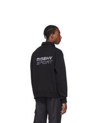 Misbhv Black Sport Half Zip Sweater