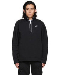 Nike Black Sportswear Half Zip Sweatshirt
