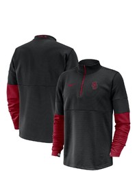 Nike Black Usc Trojans Coaches Quarter Zip Pullover Jacket At Nordstrom