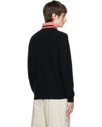 Moncler Black Zip Up Sweater