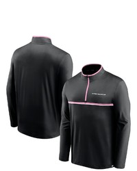 FANATICS Branded Black Inter Miami Cf Lineup Quarter Zip Jacket At Nordstrom