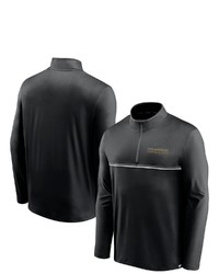 FANATICS Branded Black Lafc Lineup Quarter Zip Jacket At Nordstrom