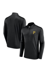 FANATICS Branded Black Pittsburgh Pirates Underdog Mindset Quarter Zip Jacket At Nordstrom