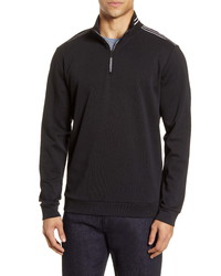 Bugatchi Cotton Half Zip Pullover