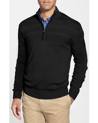 Cutter & Buck Douglas Merino Wool Blend Half Zip Sweater