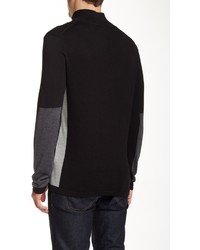 DKNY Jeans Quilted Half Zip Sweater
