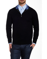 Tailorbyrd Mit Quarter Zip Wool Sweater