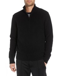 Vince Regular Fit Half Zip Cashmere Sweater