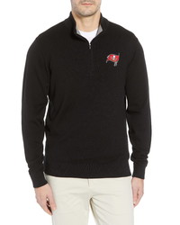 Cutter & Buck Tampa Bay Buccaneers Lakemont Regular Fit Quarter Zip Sweater