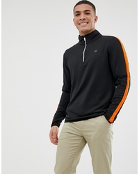 Calvin Klein Golf Verve Half Zip Sweat In Black