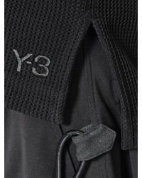 Y-3 Shoulder Zip Cotton Turtleneck Sweater
