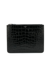 Givenchy Crocodile Embossed Pouch