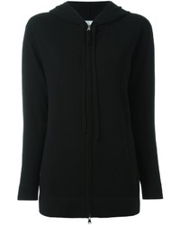 Allude Zipped Hooded Cardigan
