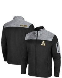 Colosseum Black Appalachian State Mountaineers Third Wheel Full Zip Jacket At Nordstrom