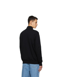 Loewe Black Cashmere Anagram Stitch Sweater