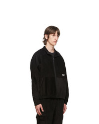 Reebok Classics Black Corduroy Track Jacket