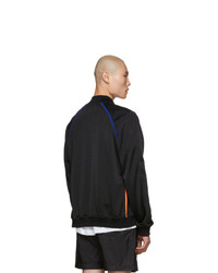 Versace Underwear Black Fluo Contrast Zip Up Jacket