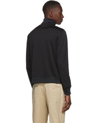 Courrèges Black Jersey Zip Sweater