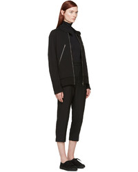Ann Demeulemeester Black Maglione Zip Up Sweater