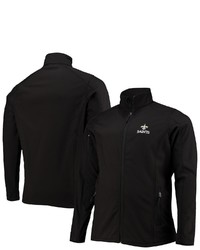 Dunbrooke Black New Orleans Saints Big Tall Sonoma Softshell Full Zip Jacket At Nordstrom