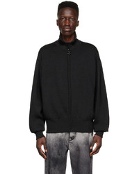 Xander Zhou Black Polyester Jacket