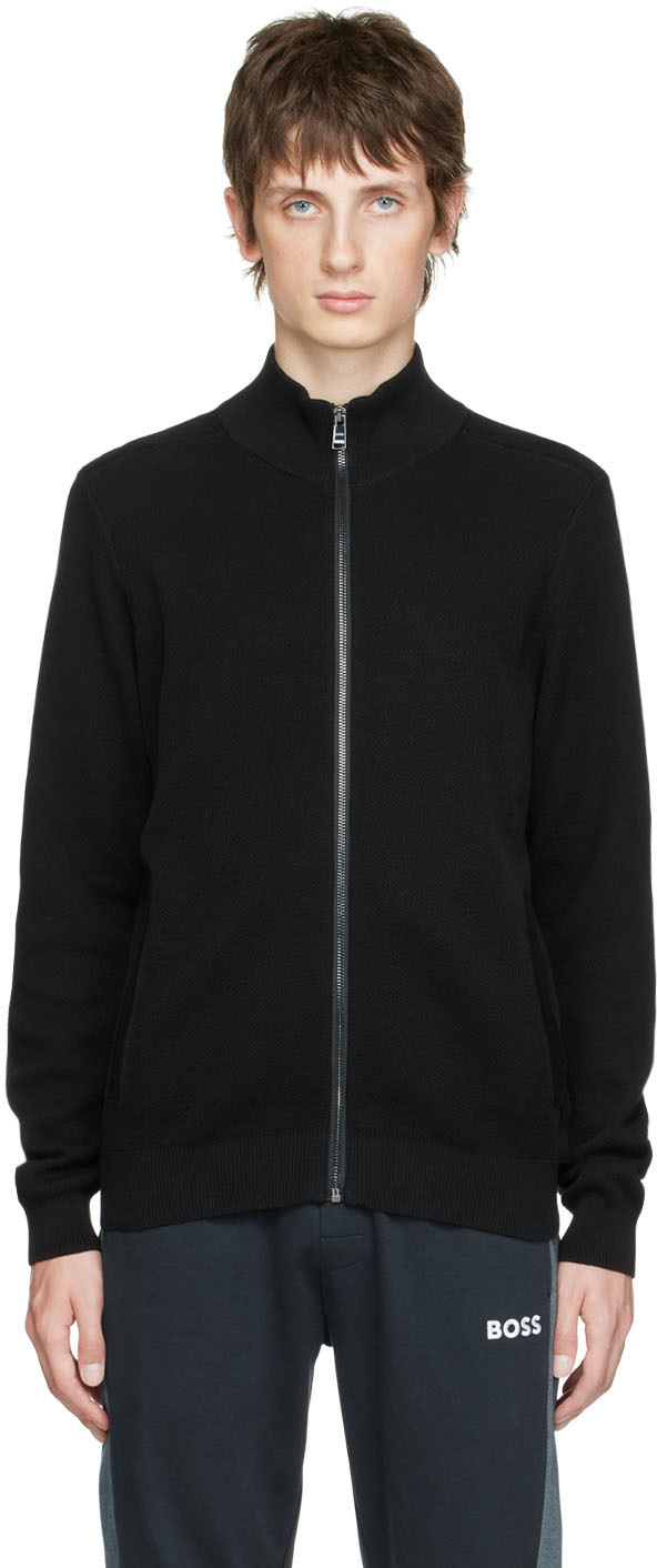 BOSS Black Tassone Zip Sweater, $230 | SSENSE | Lookastic