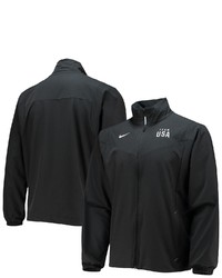 Nike Black Team Usa Repel Woven Full Zip Jacket At Nordstrom
