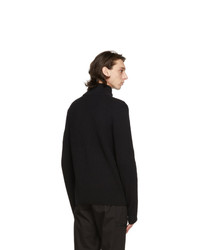 Hugo Black Wool Sambreno Sweater