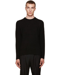 Wooyoungmi Black Zip Sleeve Sweater