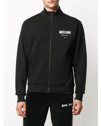 Moschino Couture Print Zip Up Sweatshirt