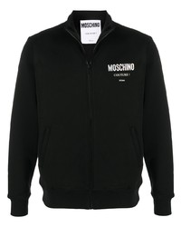 Moschino Couture Print Zip Up Sweatshirt