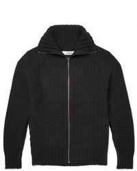 Chalayan Merino Wool And Cashmere Blend Zip Up Sweater