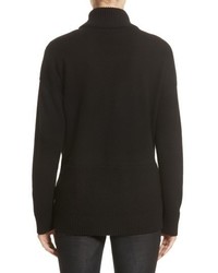 Lafayette 148 New York Quilted Zip Front Cardigan