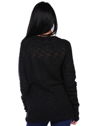 Widow Front Zip Sweater