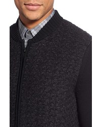 Hugo Zip Front Cardigan Sweater