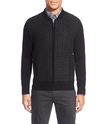 Hugo Zip Front Cardigan Sweater