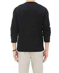 ATM Anthony Thomas Melillo Zip Front Sweater Black
