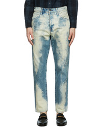 Tom Ford Blue Bleached Denim Jeans