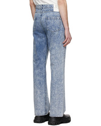 Wooyoungmi Blue Stone Washed Jeans